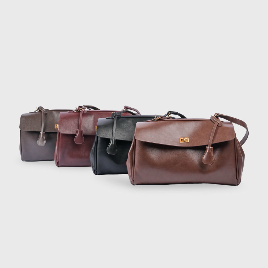Theresa | Bolso de mano vintage con cierre giratorio
