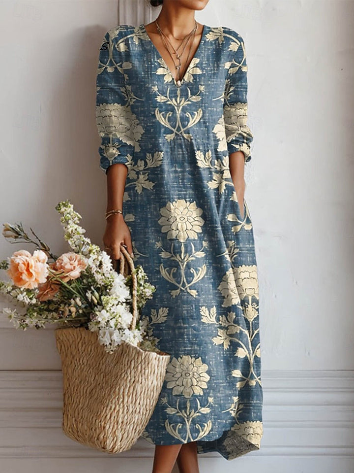 Karin, Vestido primaveral elegante y sin esfuerzo de Zelira