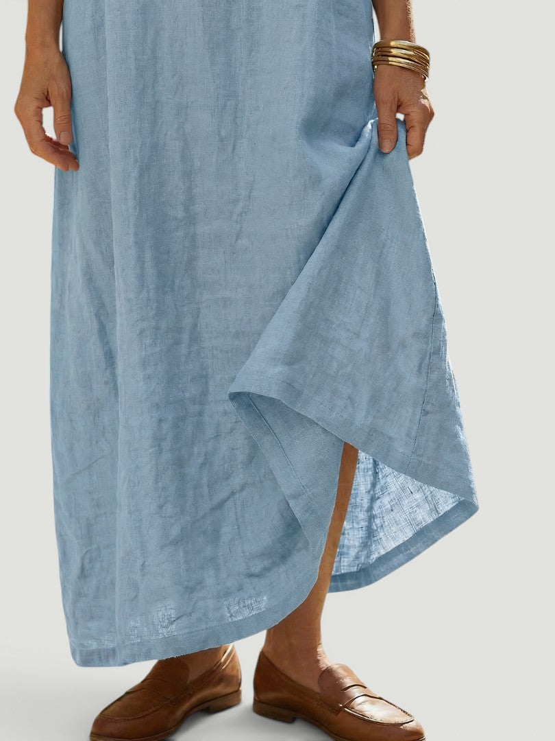Rosaline | Vestido midi de lino