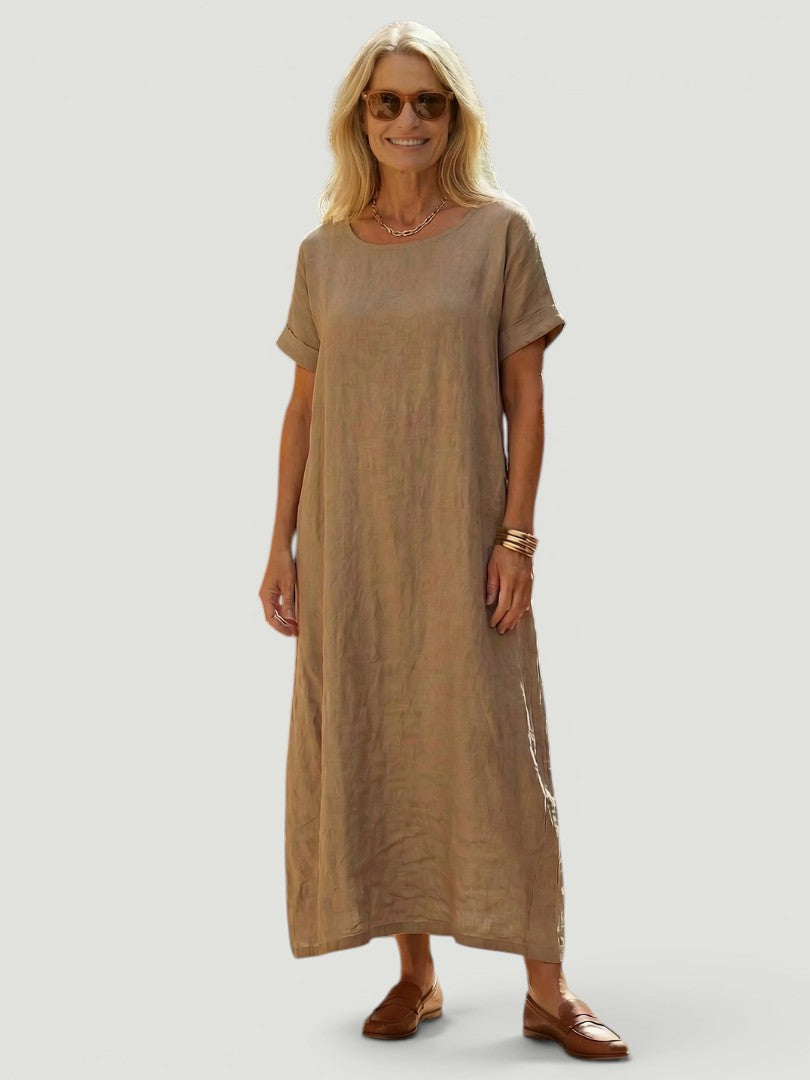Rosaline | Vestido midi de lino